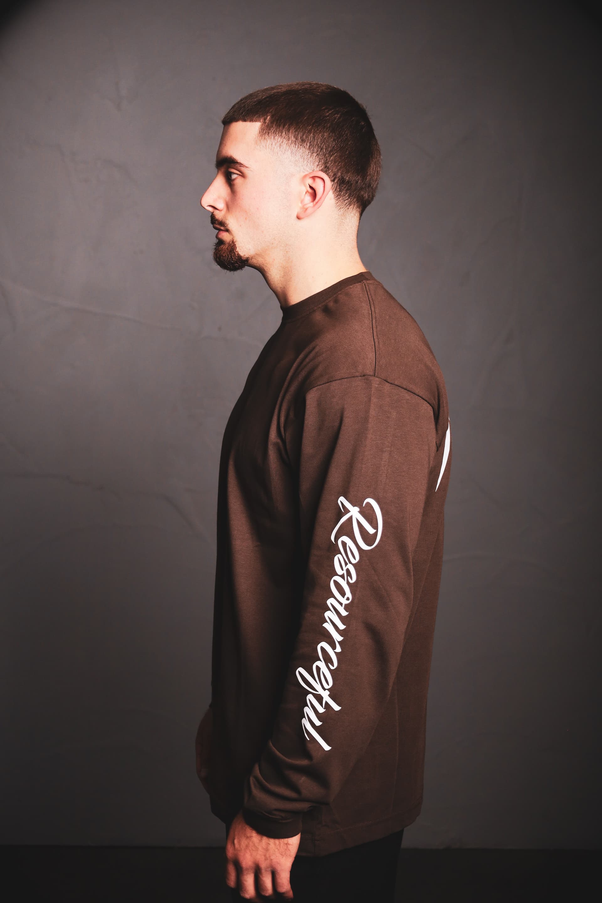 R4EVER ESSENTIAL LONG SLEEVE - BROWN