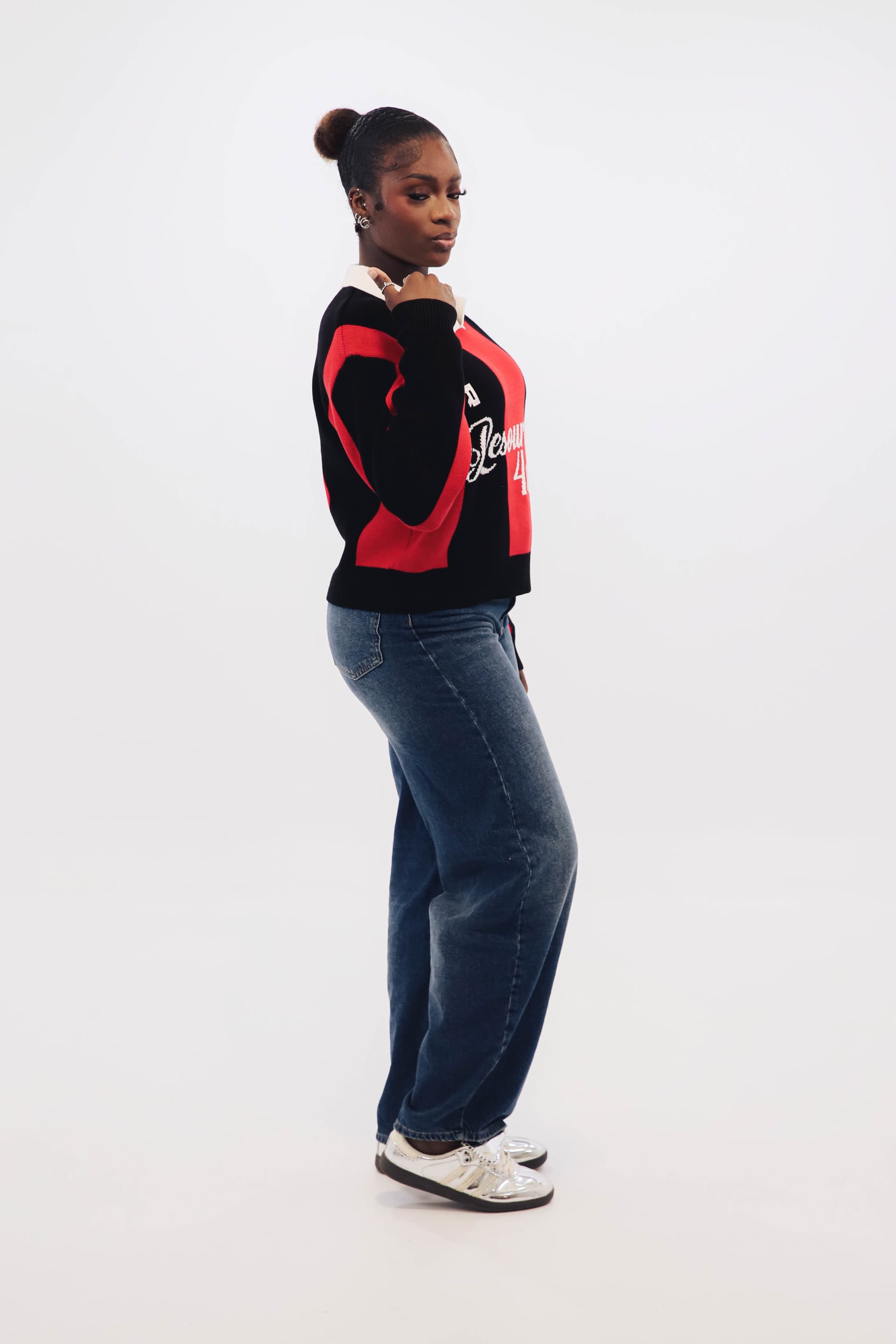 POLO OVERSIZE CROP RED – L’ESSENTIEL REVISITÉ
